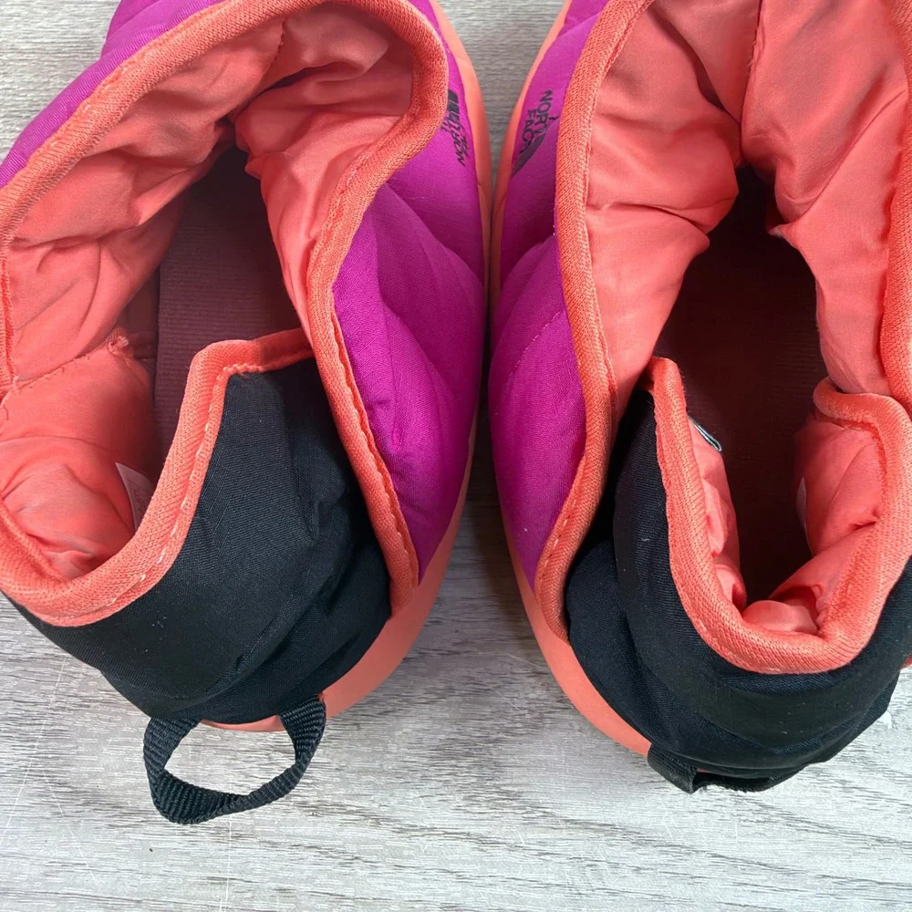 The North Face ThermoBall Traction Bootie Purple Orange Kids Size 1